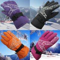 【LZ】✤  Windproof Waterproof Snow Glove Inverno Outdoor Sport Ski Snowboard Adulto Crianças Luvas De Esqui Equitação Térmica Luva De Algodão Quente