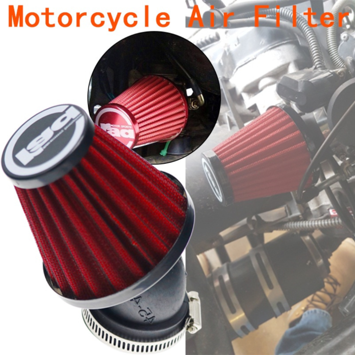 Motorcycle Air Filter 28mm 38mm 42mm 48mm Cleaner Clampon 45 Degree