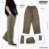 ZEROBOY- RELEX PANTS “ กางเกงวินเทจขายาวเอวยางยืด 5 สี “