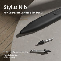 2Pcs ปลายปากกาดินสอ Stylus ปากกาเติมสำหรับ Surface Slim ปากกา2 Capacitive Stylus Nib Tips อุปกรณ์เสริม