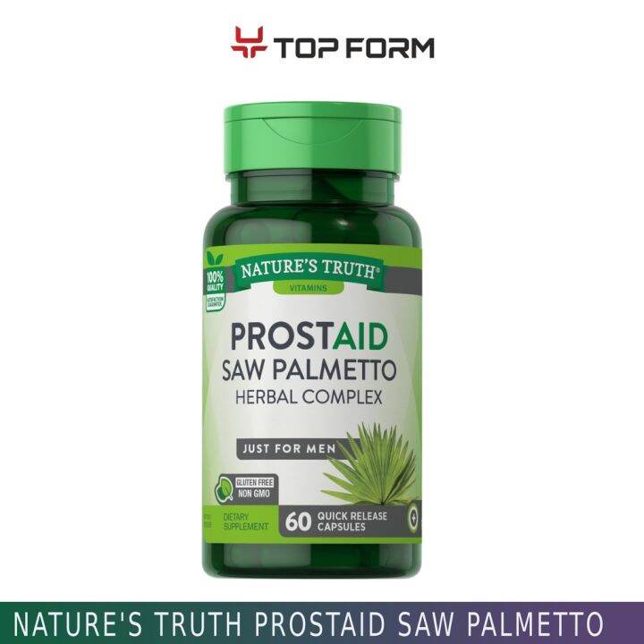 ProstAid Saw Palmetto 60 Capsules Lazada PH