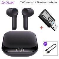 Bluetooth Wireless Earbuds Waterproof Blue Tooth Touch Earphones Wireless Sport Earbud Tws Headsets with Mic USB Adaptor for TV Pens