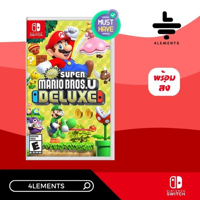 Switch New Super Mario Bros U Deluxe แผ่นเกมส์แท้ มือ 1 พร้อมส่ง Th 7379