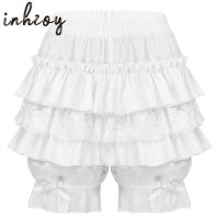 Ruffle ฟักทอง Bloomers ผู้หญิงสาววัยรุ่น Lolita Victorian Steampunk Bloomer กางเกงขาสั้น Kawayi Vintage Gothic Pantaloons