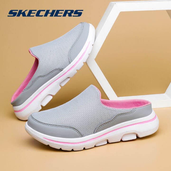 skechers-gowalk4-สเก็ตเชอร์ส-summits-รองเท้าผู้หญิง-uinsex-plus-size-eu35-eu48-eu47-summits-sport-shoes-รองเท้าผู้หญิง-eu46-slippers-mens-casual-shoes-รองเท้าผู้ชายแฟชั่นครึ่งส้น