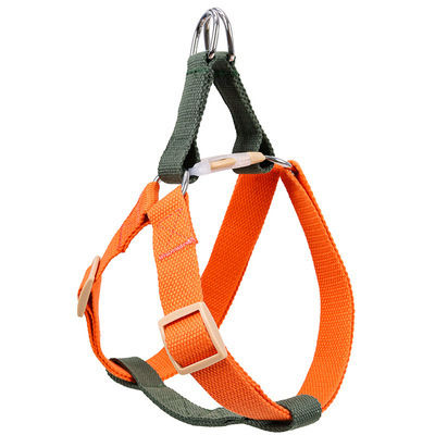 Dog traction rope chest strap-L size + green orange
