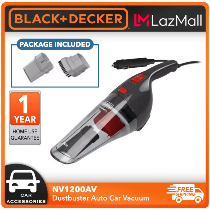 BLACK+DECKER Car Vacuum Cleaner I 1200AV I Portable Car