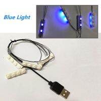 Blue Led Light Building Block City Street Single lamp USB Creator House DIY Toys Lighting Set Decorate Bricks Building Sets