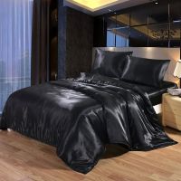 EHOMEBUY 2018 Duvet Cover Zipper Quilt Cover Solid Color Black Advanced 1 Piece Home Hotel Bed Soft Qualified Comfortable45