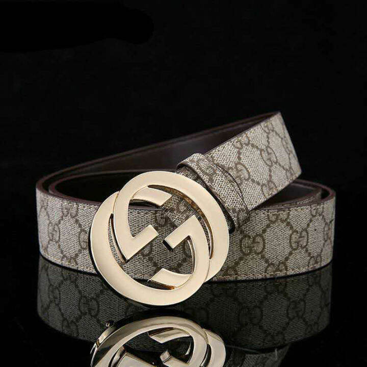 Original  Gucci Belt High-end Luxury Brand Belt Fashion All-match Men's  and Women's Belt High-quality Leather Belt 