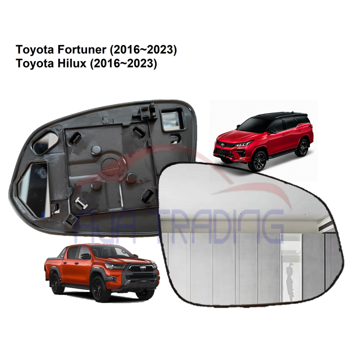 Side Mirror Lens for Toyota Fortuner (20162023), Toyota Hilux (20162023) Lazada PH