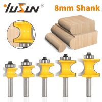 YUSUN 8MM Shank Bull Nose Radius Bit Router Bit เครื่องตัดมิลลิ่งสําหรับงานไม้สําหรับเครื่องมือไม้