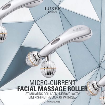 Luxes Face Roller ลูกกลิ้งนวดหน้าเพื่อผ่อนคลายและยกกระชับผิว (1 piece x 0.7g)