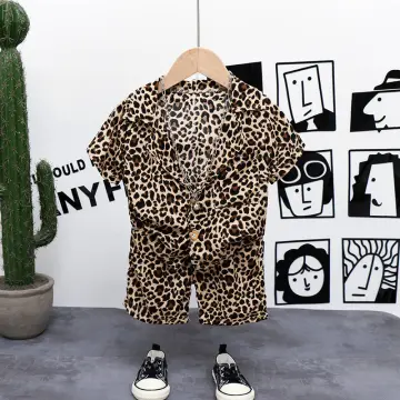 Leopard best sale baby gown