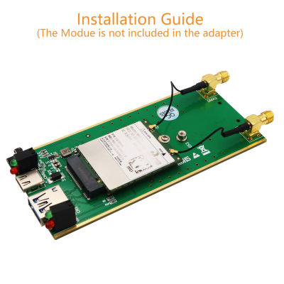 M.2เป็น USB 3.0 Adapter เสาอากาศ B Key NGFF Wireless Converter พร้อมช่องใส่ซิมการ์ด