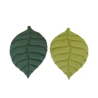 Leaf Shape Soft Dog Bed Mat Soft Crate Pad, Machine Washable Mattress for Large Medium Small Dogs and Cats Kennel Pad