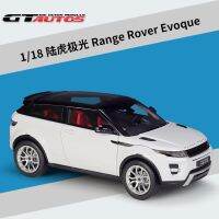 GTA 1:18ช่วงรถแลนด์โรเวอร์ Evoque เสื้อสีดำสีขาว SUV จำลองของขวัญของเล่นแบบจำลองรถสำเร็จรูป