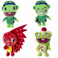 28cm HTF Happy Tree Friends Anime Happy Tree Friends Soldier Fliqpy Plush Toys Dolls Military Flipy Doll Plush Toy for Kids Gift Nails  Screws Fastene