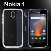 เคส สีใส / สีดำ โนเกีย1 แบบหลังนิ่ม Tpu Soft Case For Nokia 1 (4.5)