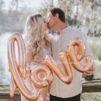 【DT】hot！ Bride to be LOVE Foil Balloons Wedding Decoration Valentines Day Mr Mrs Event Supplies