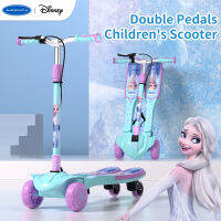 Mesuca Disney Marvel สกู๊ตเตอร์ทรงพุ่มพับได้สำหรับเด็กชายและเด็กหญิง Double Pesals Four-wheels Scissor Scooter สกูตเตอร์