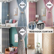 Bestenrose 1 Cái gói Rèm Cách Nhiệt Che Nắng Dày Kiểu Nhẫn Hiện Đại Langsir