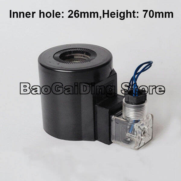 YUKEN Hydraulic Solenoid Valve Coil Inner Hole 26MM,Height 70MM Control Valve AC220V DC24V Lazada