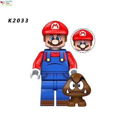 LT【ready stock】Super Mario Minifigures Building Blocks Toys Compatible Wtih KDL805ของเล่นของเด็ก1【cod】