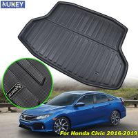 For Honda Civic Sedan 2016 2017 2018 2019 10th Gen Boot Tray Cargo Liner Floor Mat Carpet Rear Trunk Mat Tray Mud Protector