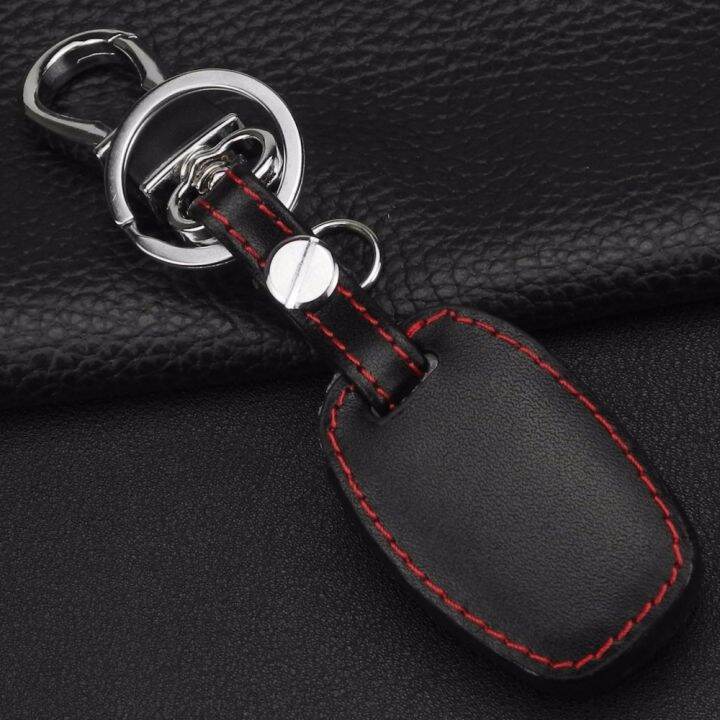 dfthrghd-jingyuqin-leather-keychain-ring-cover-case-holder-for-honda-cr-v-civic-fit-freed-stepwgn-key-two-2-buttons