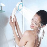 ZhangJi Bathroom 360 Degree Rotatable Shower Head High Pressure with Stop Switch Water Saving Showerhead 4 Colors Sprayer Showerheads