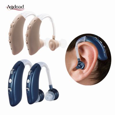 ZZOOI 2/1Pcs Mini Hearing Aids Adjustable Tone Sound Amplifier High Quality Deafness Headphones Elderly Rechargeable Hearing Aid