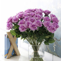 25pcslot New Artificial Flowers Rose Peony Flower Home Decoration Wedding Bridal Bouquet Flower High Quality 9 Colors