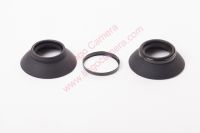 ;[=- LC6307 Ruer Eyecup Eyepiece DK-19 DK19(Round) With Metal Ring For Nikon D3X D3s D700 D3 D4 D800