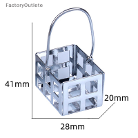 แฟคทอร์ลูเทต?ตะกร้าโลหะขนาดเล็ก1ชิ้นตกแต่งบ้านตุ๊กตาอุปกรณ์ประกอบฉากสำหรับงานอบซูเปอร์มาร์เก็ตในครัว