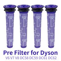 แผ่นกรองขั้นต้นสำหรับ V6 Dyson V7 V8 DC58 DC59 DC61 DC62ชิ้นส่วนอะไหล่เครื่องดูดฝุ่นอุปกรณ์เสริม