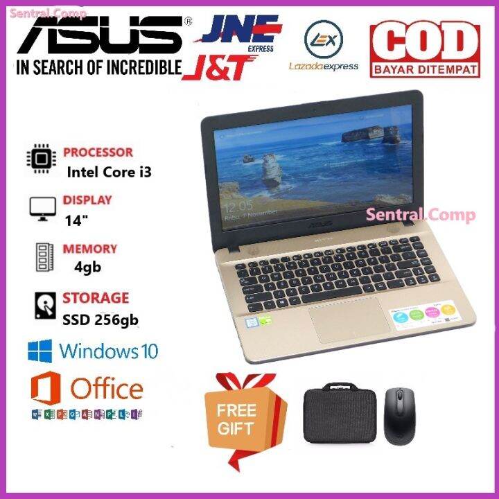 Laptop Asus X441u Intel Core I3 Ram 4gb Ssd 256gb Windows 10 Free Tas ...