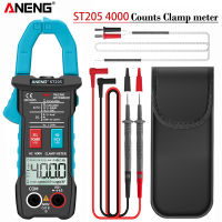 ANENG ST206 Digital Multimeter Clamp Meter 6000 counts True RMS Amp DCAC Current Clamp measure dc amperimetro tester voltmeter