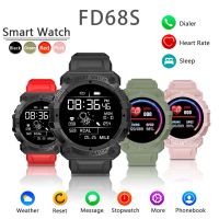 ใหม่ FD68S Smart Watch ผู้ชาย Chils บลูทูธ S Mart W Atch IP68หน้าจอสัมผัสออกกำลังกายสร้อยข้อมือกีฬาออกกำลังกายสมาร์ทวงสำหรับ IOS A Ndroid