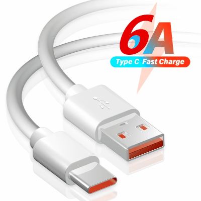 [HOT RUXMMMLHJ 566] 5 10ชิ้น6A 66W 1M 3FT ประเภท USB C สายสำหรับซัมซุงซุปเปอร์ที่ชาร์จความเร็วสูง S10 S20 S21 Huawei Mate 40 50 Xiaomi 11 10 Pro R17 OPPO