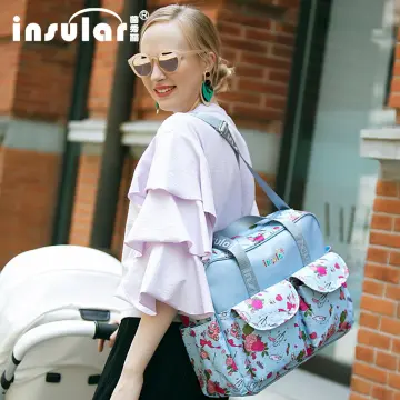 Insular Baby Diaper Bag Fashion Nappy Stroller Bag Organizer Pouch