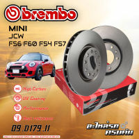 จานเบรกหน้า BREMBO สำหรับ JCW F56 F60 F54 F57 (HC) (09 D179 11)