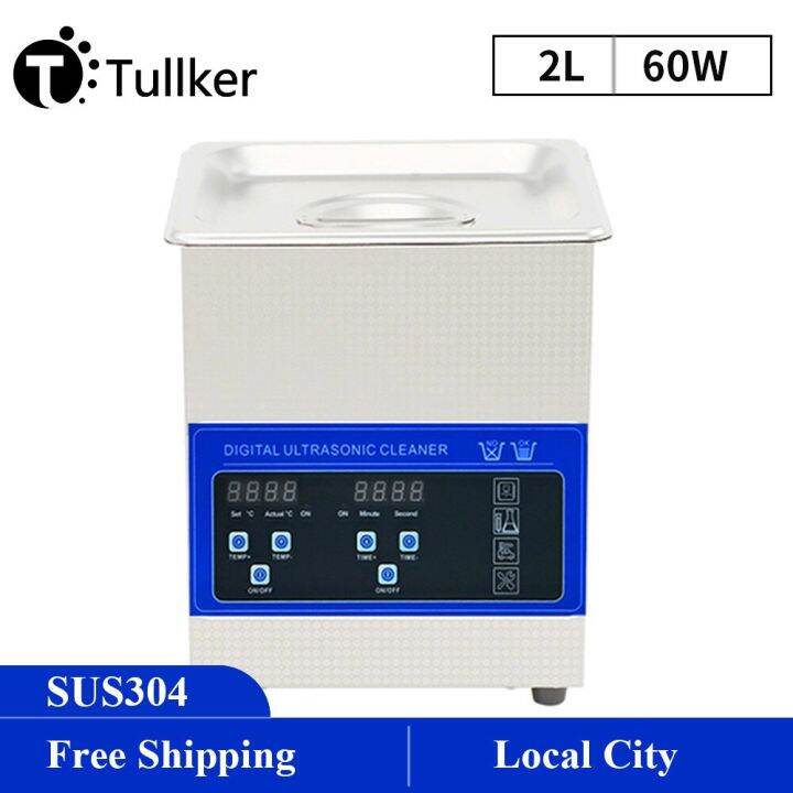 Desktop Hardware Oil Rust Degreasing Sonic Clean Bath Equipment 2L Ultrasonic Cleaner Razor