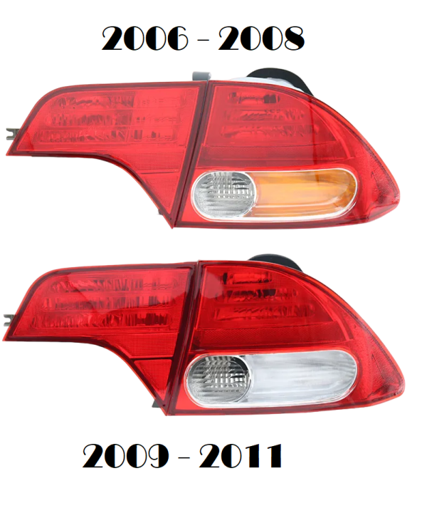 Honda Civic Tail Light/Fit for 2006 2011 Model 8th Generation/Bumper