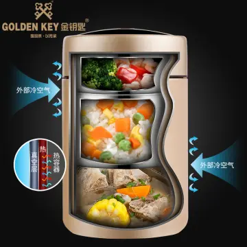 Luxury Portable Lunch Box 316 Stainless Steel Bento Box Leak-Proof Food  Storage Containers Office Worker