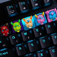 1pc Game Individuality Keycaps for Handmade Resin Key Caps for Cherry MX Axis Mechanical Keyboard Accessories