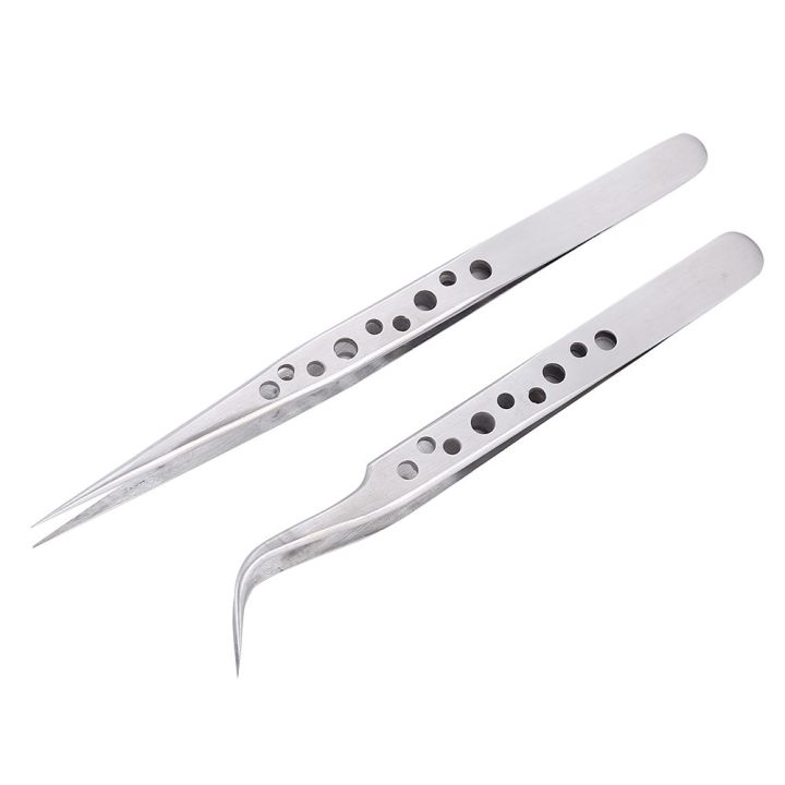 electronics-industrial-tweezers-anti-static-curved-straight-tip-precision-stainless-forceps-phone-repair-hand-tools-sets