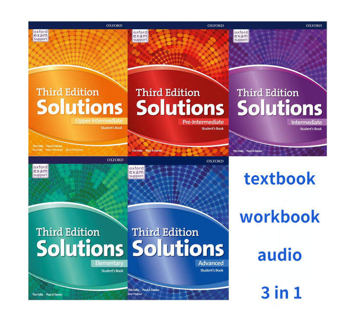 3rd Edition Oxford Solutions Studentbook +workbook +audio 3 In 1 ...