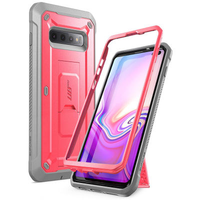 For Samsung Galaxy S10 Plus Case 6.4" SUPCASE UB Pro Full-Body Rugged Holster Kickstand Cover WITHOUT Built-in Screen Protector