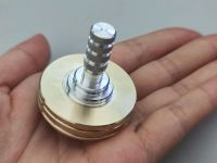 New Brass Hand Twisting Spinning Tops Fingertip Top Hand Spinner Gyro Toys Fidget Spinners  Cubes